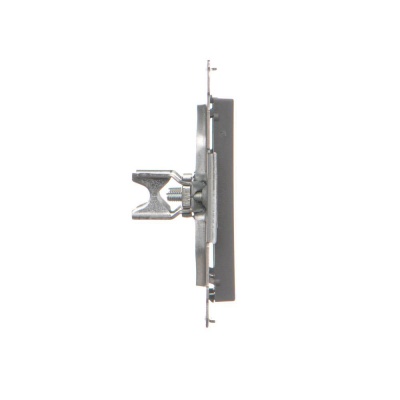 Kryt zásuvky 2 x RJ45 Keystone Simon 55 grafit matný