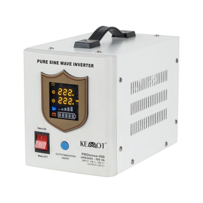 Záložný zdroj  PROsinus-500 12V 230V 500VA/300W KEMOT biely