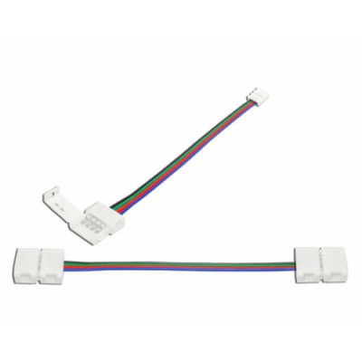 Spojka RGB LED pásov 10mm obojstranná s káblom Spojka RGB LED pásov 10mm obojstranná s káblom