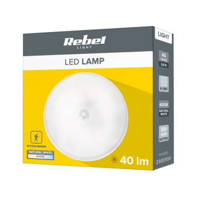 LED svietidlo nabíjacie s magnetom a detektorom pohybu 0,6W LED svietidlo nabíjacie s magnetom a detektorom pohybu 0,6W