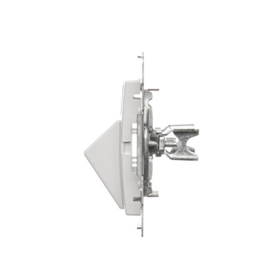 Kryt zásuvky 1x RJ45/RJ12 Simon 54 premium šikmý biely Kryt zásuvky 1x RJ45/RJ12 Simon 54 premium šikmý biely