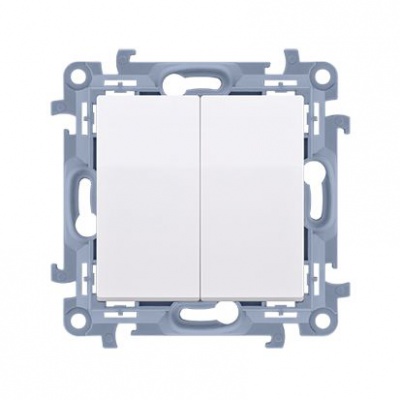 Vypínač Simon 10 č.5 LED podsv. modul biely