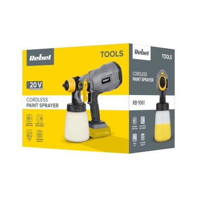 Akumulátorová striekacia pištoľ 20V REBEL TOOLS - bez batérie
