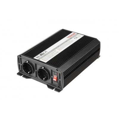 Menič napätia KEMOT 12V/230V 1000W Menič napätia KEMOT 12V/230V 1000W