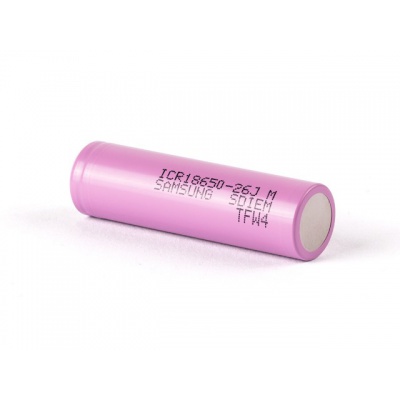 Akumulátor SAMSUNG 18650B4 Li-ION 2600mAh 3,7V Akumulátor SAMSUNG 18650B4 Li-ION 2600mAh 3,7V