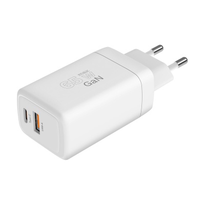 Sieťová nabíjačka GaN dual USB 65W Quick Charge / PD Kruger&Matz Sieťová nabíjačka GaN dual USB 65W Quick Charge / PD Kruger&Matz