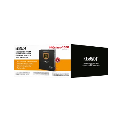 Záložný zdroj  PROsinus-1000 12V 230V 1000VA/700W KEMOT závesný