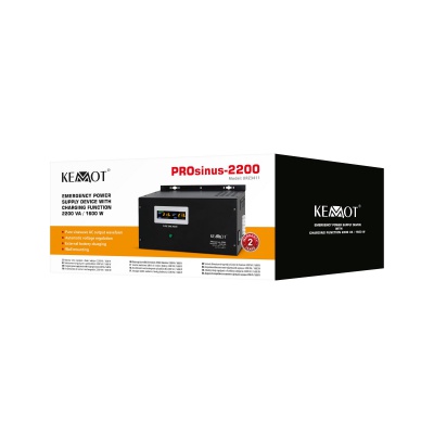 Záložný zdroj  PROsinus-2200 12V 230V 2200VA/1600W KEMOT závesný