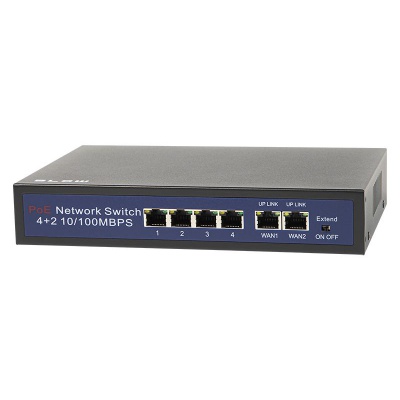 Switch BLOW 4xPoE 100Mbs BL-SW6-4P Switch BLOW 4xPoE 100Mbs BL-SW6-4P