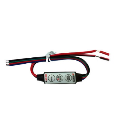 Kontrolér pre RGB led pásy,5-24V/12A manuálny Kontrolér pre RGB led pásy,5-24V/12A manuálny