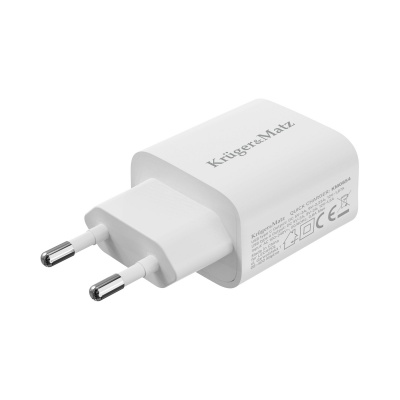 Sieťová nabíjačka GaN dual USB 20W Quick Charge / PD Kruger&Matz Sieťová nabíjačka GaN dual USB 20W Quick Charge / PD Kruger&Matz