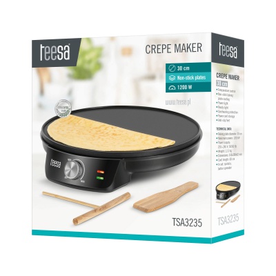 Palacinkovač TEESA 30cm 1200W Palacinkovač TEESA 30cm 1200W