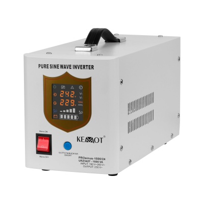 Záložný zdroj  PROsinus-1500 24V 230V 1500VA/1050W KEMOT biely