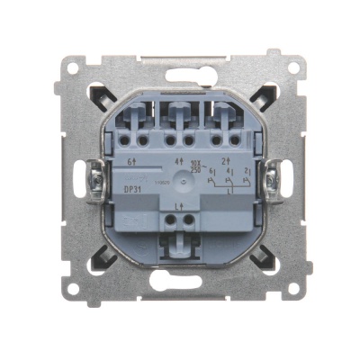 Tlačidlo trojité Simon 54 premium modul antracit Tlačidlo trojité Simon 54 premium modul antracit