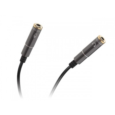 Redukcia Jack 3,5-4pol .- 2x Jack 3,5 stereo 20cm Redukcia Jack 3,5-4pol .- 2x Jack 3,5 stereo 20cm