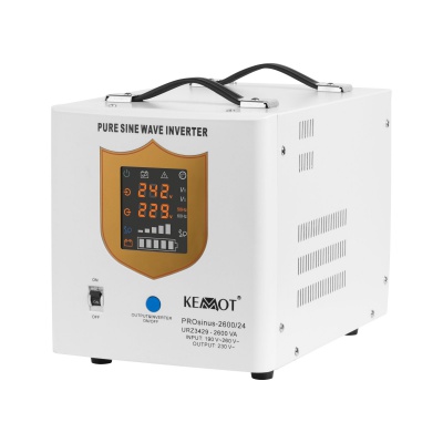 Záložný zdroj  PROsinus-2600 24V 230V 2600VA/1800W KEMOT biely