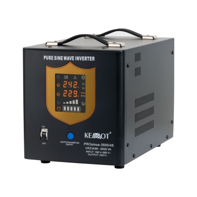 Záložný zdroj  PROsinus-3500 48V 230V 3500VA/2400W KEMOT čierny