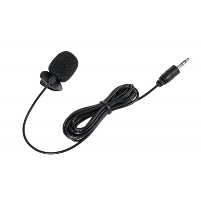 Mikrofón s klipom + kábel Jack 3,5mm 2m Mikrofón s klipom + kábel Jack 3,5mm 2m