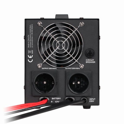 Záložný zdroj  PROsinus-500 12V 230V 500VA/300W KEMOT čierny