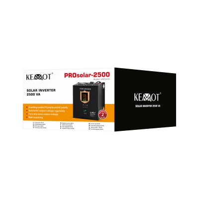 Solárny invertor PROsolar-2500 24V 230V 2500VA/1800W KEMOT