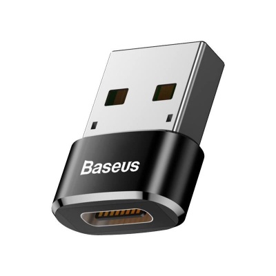 Redukcia Baseus USB A - USB C 5A čierna Redukcia Baseus USB A - USB C 5A čierna