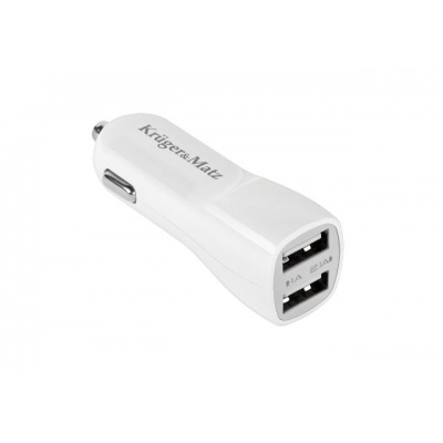 Nabíjačka do auta USB dual 2,1A Kruger&Matz Nabíjačka do auta USB dual 2,1A Kruger&Matz