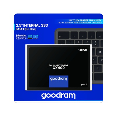 Disk SSD Goodram 2.5" 128 GB CX400 Disk SSD Goodram 2.5" 128 GB CX400