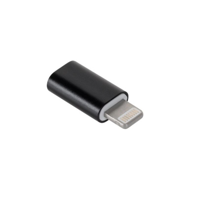 Redukcia micro USB - Apple Lightning čierna Redukcia micro USB - Apple Lightning čierna