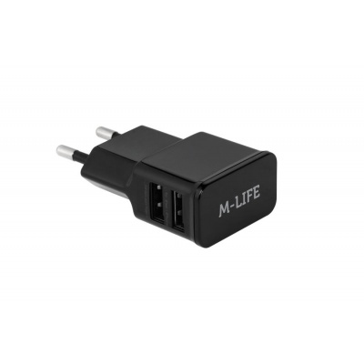 Sieťová nabíjačka 2xUSB 2A M-LIFE Sieťová nabíjačka 2xUSB 2A M-LIFE