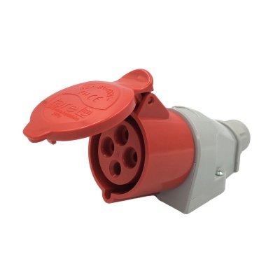 Zásuvka nástenná 32A/400V/4P IP44 126 TAREL Zásuvka nástenná 32A/400V/4P IP44 126 TAREL