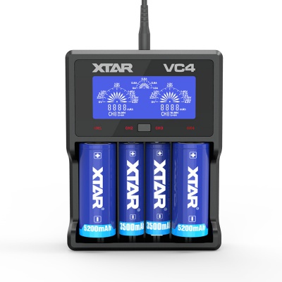 Nabíjačka akumulátorov 4 x Li-ion/Ni-MH LCD XTAR VC4