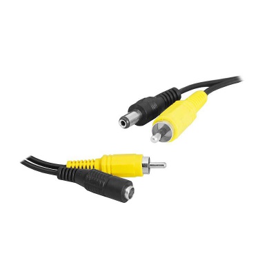 Kábel RCA+DC zásuvka - RCA+DC zástrčka 20m Kábel RCA+DC zásuvka - RCA+DC zástrčka 20m