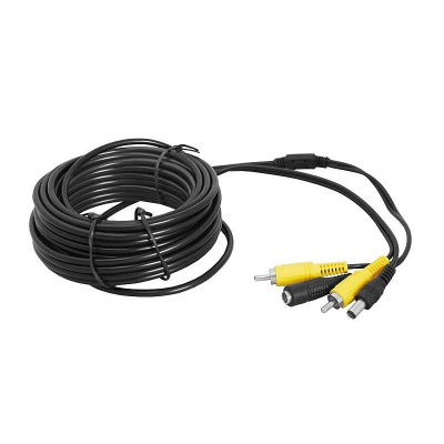 Kábel RCA+DC zásuvka - RCA+DC zástrčka 20m Kábel RCA+DC zásuvka - RCA+DC zástrčka 20m