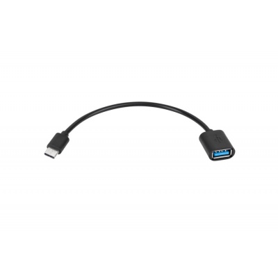 Kábel USB A (zásuvka) - USB typ C, OTG 20cm Kábel USB A (zásuvka) - USB typ C, OTG 20cm