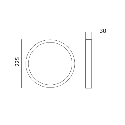 LED svietidlo SIGARO CIRCLE 24W 4000K PREMIUM LED svietidlo SIGARO CIRCLE 24W 4000K PREMIUM
