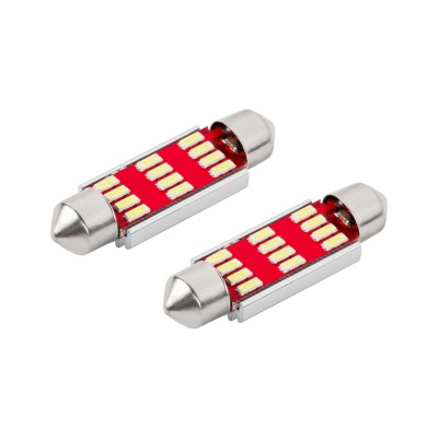 Autožiarovka LED SV8,5 T11x41 12x3014SMD (2ks) blister Autožiarovka LED SV8,5 T11x41 12x3014SMD (2ks) blister