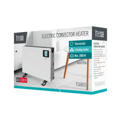 Elektrický konvektorový ohrievač TEESA 2000W Elektrický konvektorový ohrievač TEESA 2000W