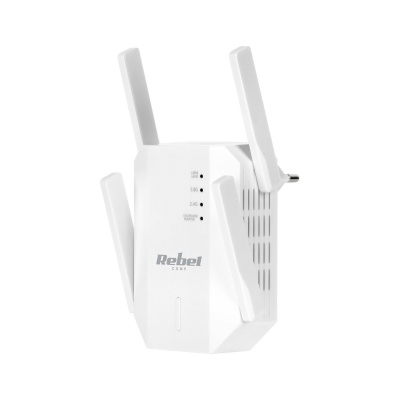 WiFi Extender-zosilňovač bezdrôtovej Wi-Fi siete 2.4+5GHz REBEL WiFi Extender-zosilňovač bezdrôtovej Wi-Fi siete 2.4+5GHz REBEL