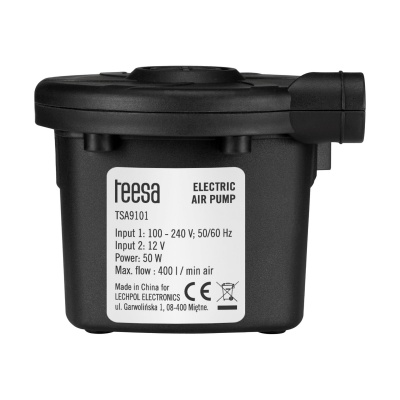 Elektrická pumpa na matrace, bazény 12V 230V TEESA Elektrická pumpa na matrace, bazény 12V 230V TEESA