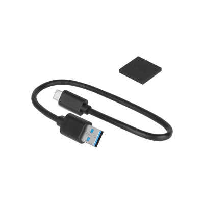 Externý box pre SATA 2,5" disk, USB C 3.1 Rebel Externý box pre SATA 2,5" disk, USB C 3.1 Rebel