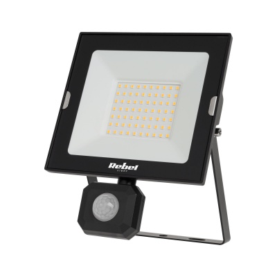 LED Reflektor 50W s detektorom pohybu 4000K Rebel