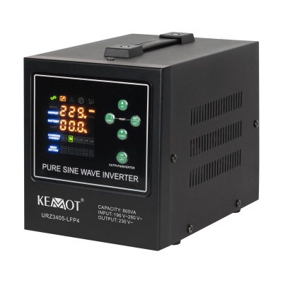 Záložný zdroj  PROsinus-800-LFP4 12V 230V 800VA/500W KEMOT