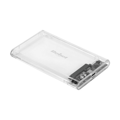 Externý box pre SATA 2,5" disk, USB C 3.1 Rebel Transparentný Externý box pre SATA 2,5" disk, USB C 3.1 Rebel Transparentný