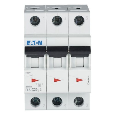 Istič EATON PL6 20A C/3 Istič EATON PL6 20A C/3