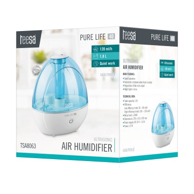 Ultrazvukový zvlhčovač vzduchu PURE LIFE 40 TEESA Ultrazvukový zvlhčovač vzduchu PURE LIFE 40 TEESA