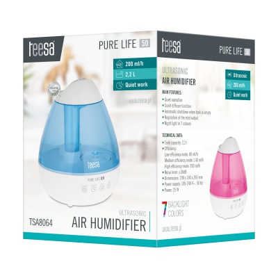 Ultrazvukový zvlhčovač vzduchu PURE LIFE 50 TEESA Ultrazvukový zvlhčovač vzduchu PURE LIFE 50 TEESA