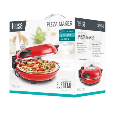 Pec na pizzu TEESA SUPREME+, 1200 W, 32cm Pec na pizzu TEESA SUPREME+, 1200 W, 32cm