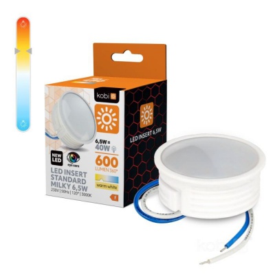 LED žiarovka INSERT 6,5W 3000K 230V