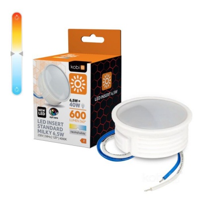 LED žiarovka INSERT 6,5W 4000K 230V