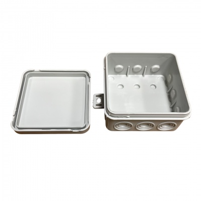 Rozvodná krabica CLICK 12P 75x75x41mm šedá IP54 Rozvodná krabica CLICK 12P 75x75x41mm šedá IP54